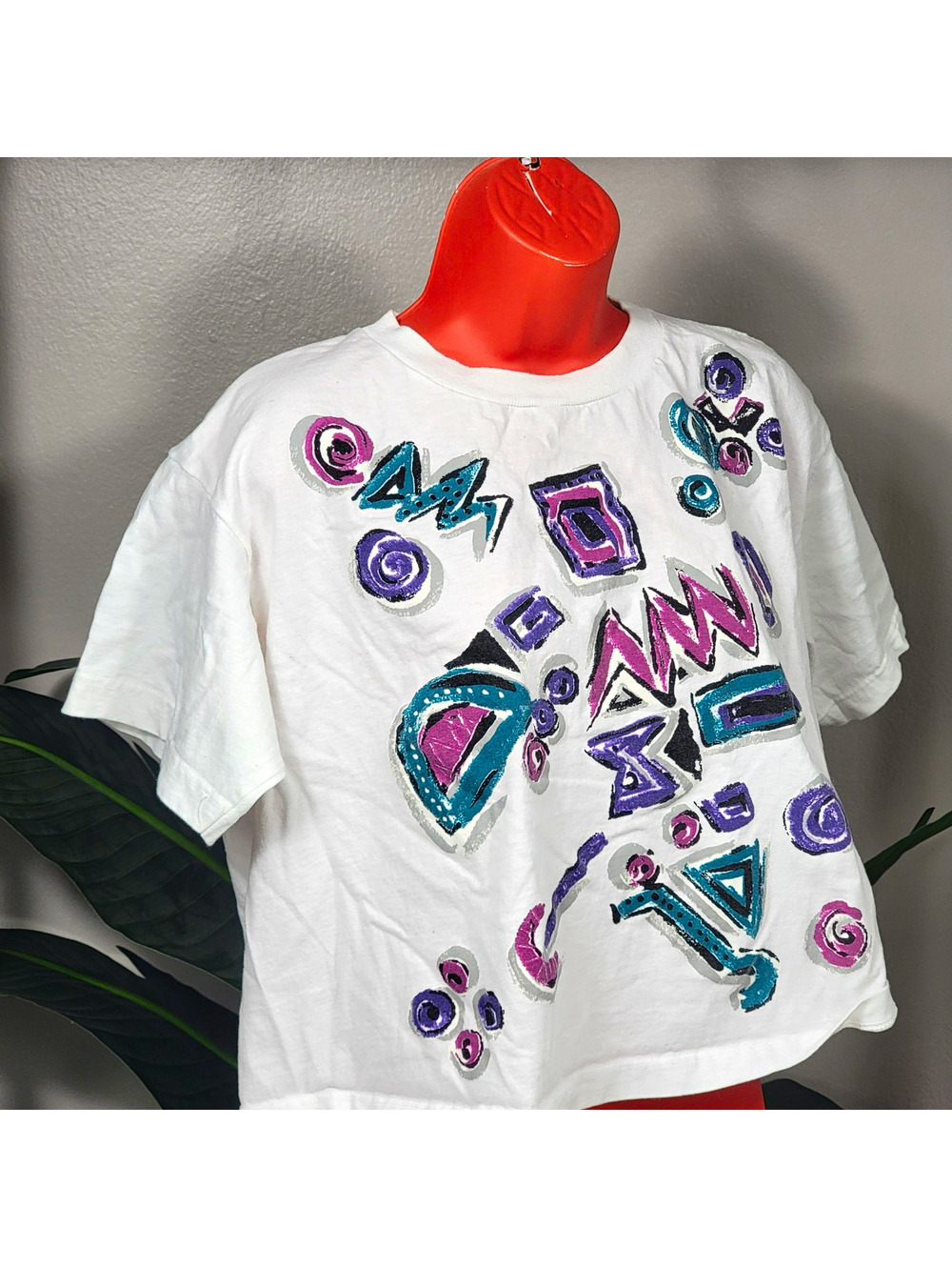 Vintage 90s Everlast Boxing Crop Top Graphic Tee Women OSFA